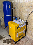 Винтовой компрессор "Berg" ВК-7.5/10 для ООО "ТД Горпласт"