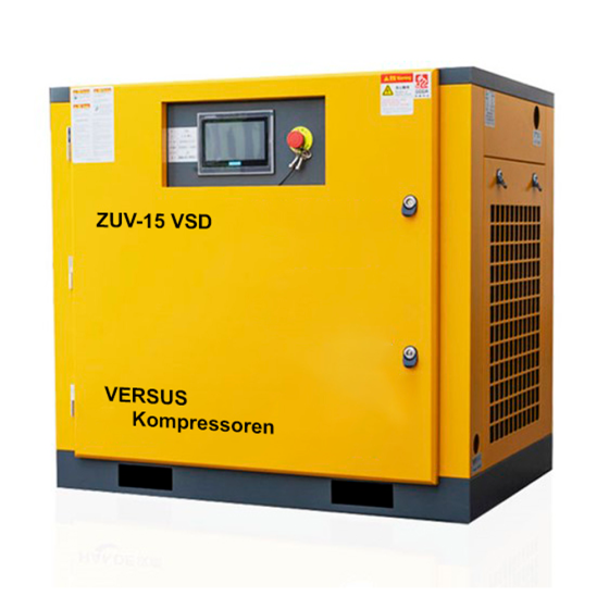 Винтовой компрессор ZUV – 15 VSD 10 бар прямой привод IP 54 F