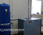 Проект - Винтовой компрессор COMARO XB 11-08 и вертикальный ресивер Remeza РВ 500.11.00 Проект - Винтовой компрессор COMARO XB 11-08 и вертикальный ресивер Remeza РВ 500.11.00