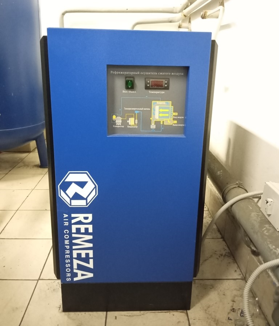 Проект - Винтовой компрессор REMEZA ВК40-8 для ООО НПП Металл-Композит