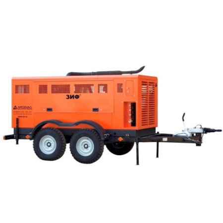 Компрессор винтовой "ЗИФ" ПВ-6/1,0 (на шасси)